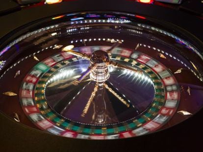 Una ruleta, en el bingo Canoe de Madrid.