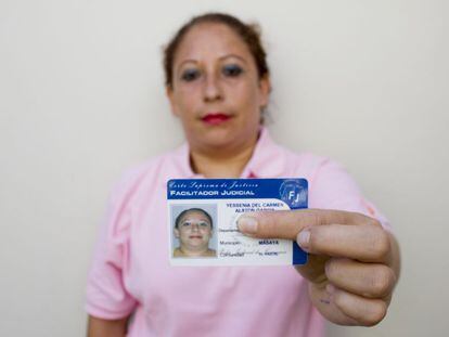 Yessenia es una de las 18 primeras trabajadoras sexuales que ya ejerce como facilitadora judicial.
