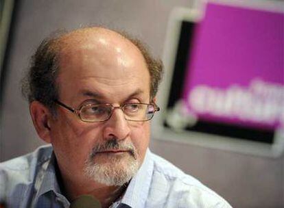 Salman Rushdie, en una entrevista a una radio francesa hace unos días.