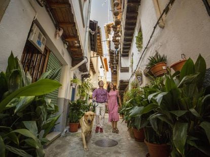 Callejuelas en Villanueva de la Vera, Cáceres.