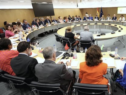 Reunión del Consejo de Política Fiscal y Financiera celebrado en julio en Madrid.