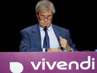 Vincent Bolloré, accionista de control de Vivendi. 