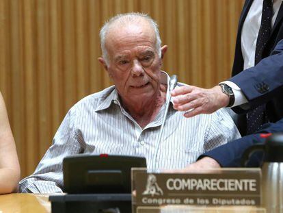 Rosendo Naseiro, durante su comparecencia en la comision de Investigacion de la presunta financiacion ilegal del Partido Popular.