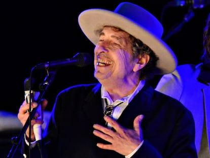 Bob Dylan, durante un concierto el 30 de junio de 2012 en Paddock Wood, en Inglaterra.
