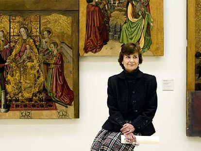 María Teresa Ocaña, ayer en el Museo Nacional de Arte de Cataluña.