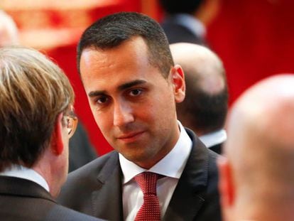 El vice primer ministro y ministro de Industria y Trabajo italiano, Luigi Di Maio. 