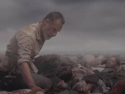 Una de las últimas secuencias de Rick en 'The Walking Dead'.