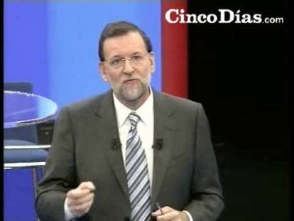 Rajoy: "Sería antipatriota apoyando las medidas de Zapatero"