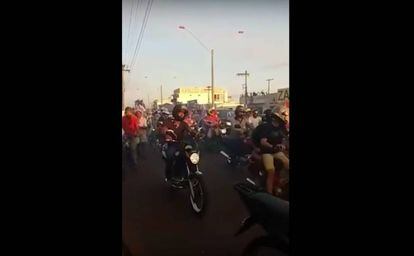 Fragmento del vídeo que registró el momento de los disparos.