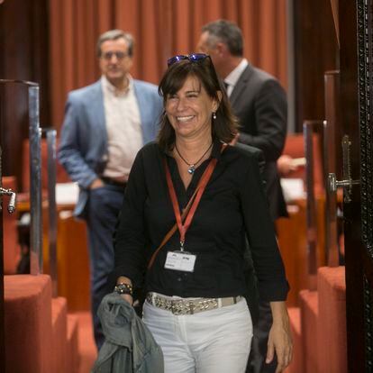 26/06/2017 - Barcelona - Comision Parlamentaria de investigacion en el Parlament de Catalunya presidida por Alba Verges i Bosch. Testifica Victoria Alvarez Martin. Foto: Massimiliano Minocri