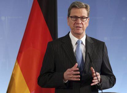 El ministro alemán de Exteriores, Guido Westerwelle.