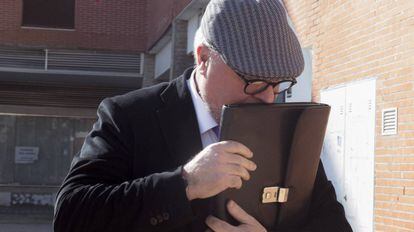 José Manuel Villarejo, tras prestar declaración en un juzgado.