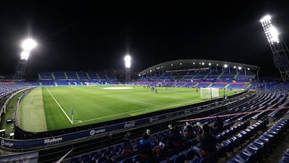Vista general del estadio antes de un partido entre Getafe CF y FC Barcelona, en noviembre de 2022.