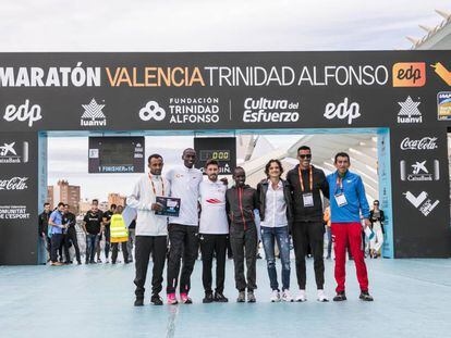 Algunos de los corredores de élite que intentarán mejorar sus marcas en la Maratón de Valencia de este domingo, 1 de diciembre. 