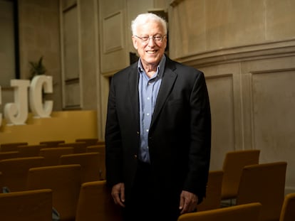 Robert J. Sternberg, en la sede de la Universidad Camilo José Cela de Madrid, en mayo.