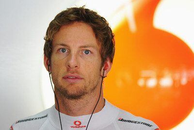 El piloto británico de McLaren-Mercedes Jenson Button.