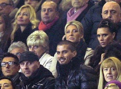 Victoria Beckham asiste la semana pasada a un partido de fútbol de su marido David en Italia