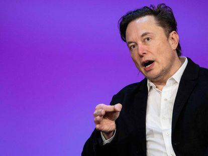 Elon Musk, presidente de Tesla, durante su participación en una conferencia TED este mes.
 