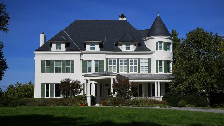 El Observatorio Naval de los Estados Unidos, residencia de los vicepresidentes de Estados Unidos, fotografiado el 28 de octubre de 2016 en Washington, DC.