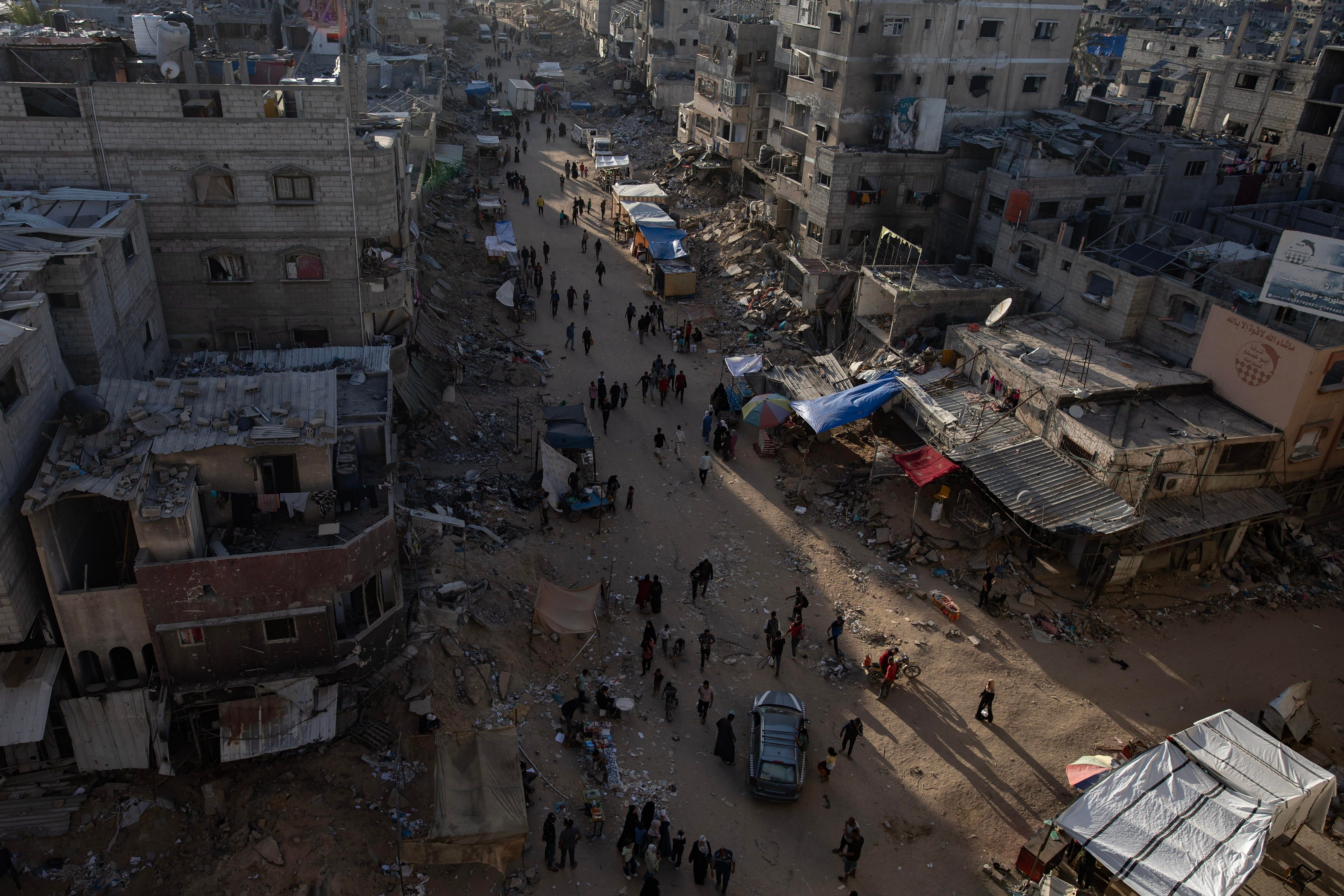 Lágrimas por la destrucción del colegio de Celtas Cortos en Gaza