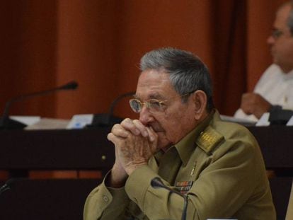 Raul Castro, en la Asamblea Nacional.