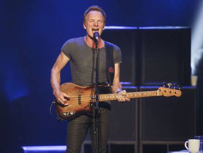 Concierto de Sting ayer en el Teatro Real.. 