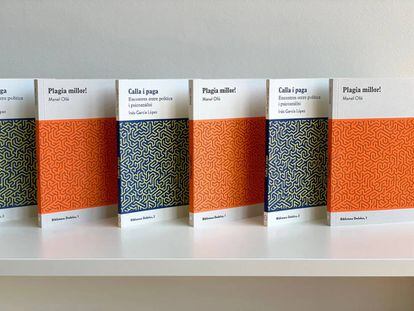 Curiosament, els dos primers volums de la Dedalus tenen un títol imperatiu, més propi del pamflet: 'Plagia millor!', de Manel Ollé, i 'Calla i paga'. d’Inés García López.