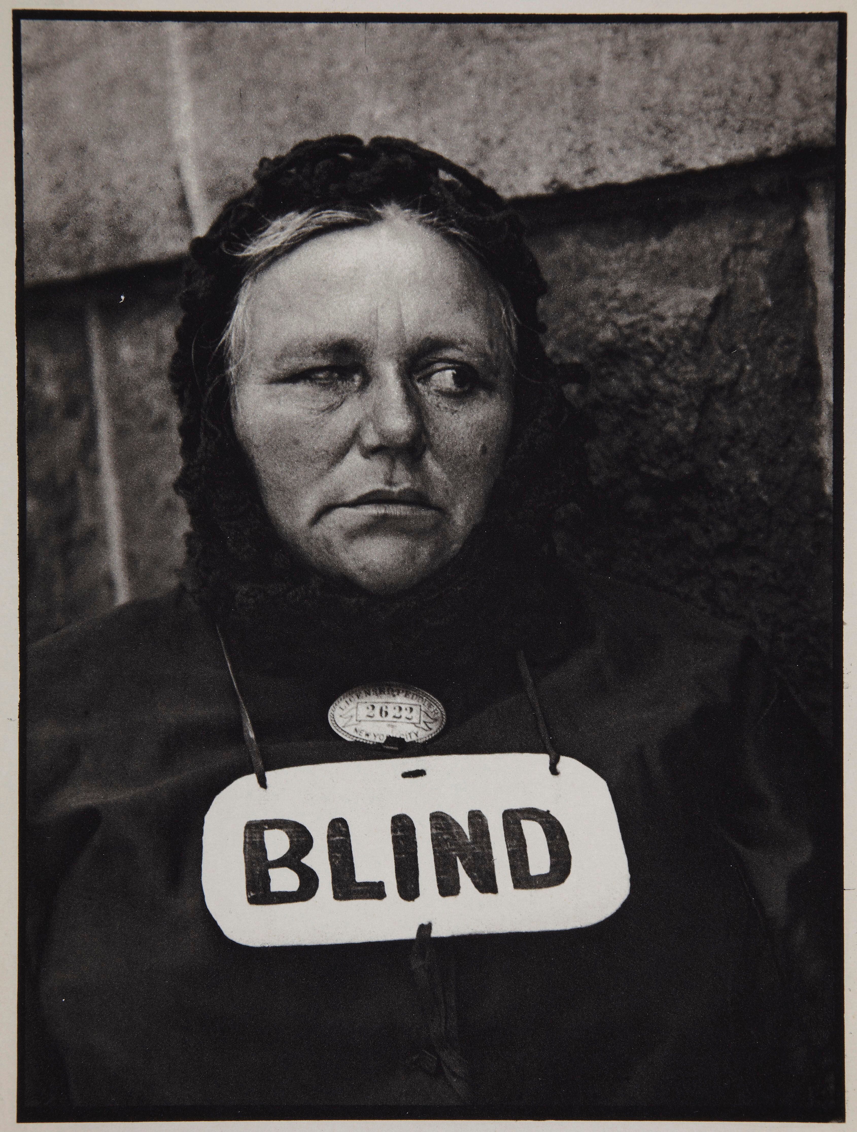 'Mujer ciega'.Camera Work nº 49/50, julio 1917 / Fotograbado sobre papel.22,3 x 16,7 cm.Museo Nacional Centro de Arte Reina Sofía.