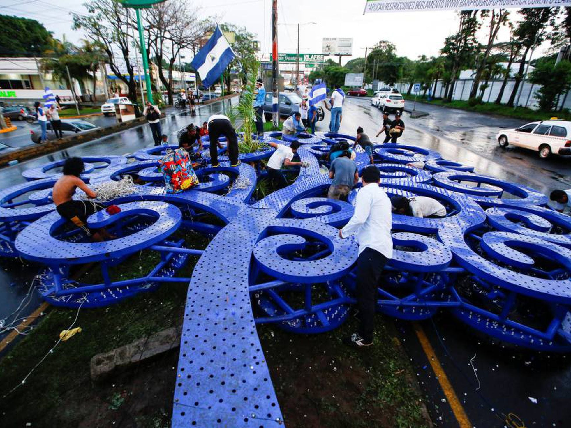 La caída de las “arbolatas” de Ortega en Nicaragua | America | EL PAÍS