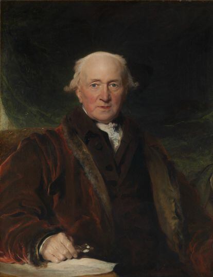 El coleccionista y esclavista John Julius Angerstein, retratado por Thomas Lawrence.
