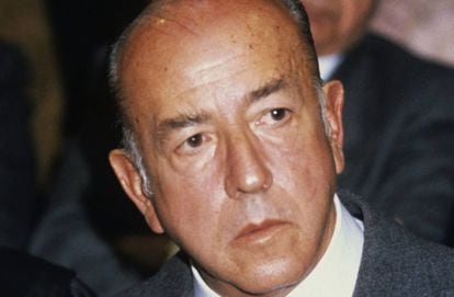 Jos&eacute; Utrera Molina, ministro y vicepresidente en diferentes Gobiernos de Francisco Franco, en una imagen de archivo. 