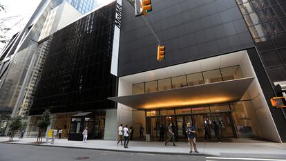 La entrada principal del MoMA, en Nueva York.