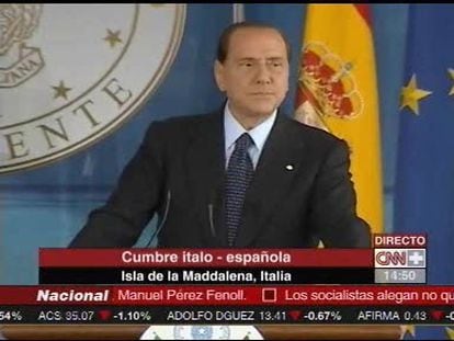 El tenso diálogo entre Berlusconi y el corresponsal de EL PAÍS