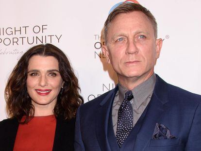 Rachel Weisz y Daniel Craig en un estreno en Nueva York en abril de 2018