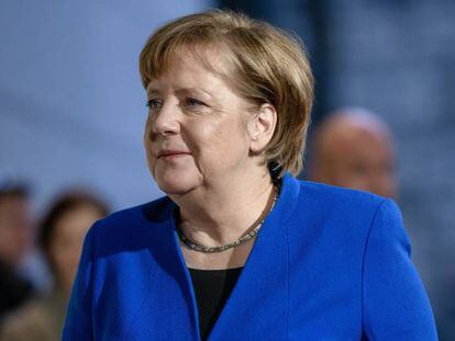 La canciller alemana y líder del bloque conservador, Angela Merkel.