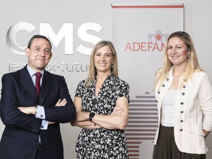 Firma contrato de colaboración CMS Albiñana & Suárez de Lezo y ADEFAM