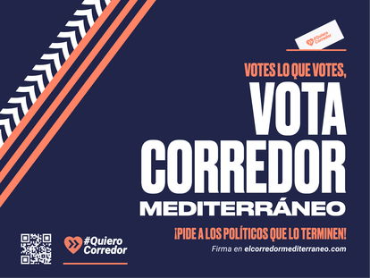 Campaña por el Corredor Mediterráneo.