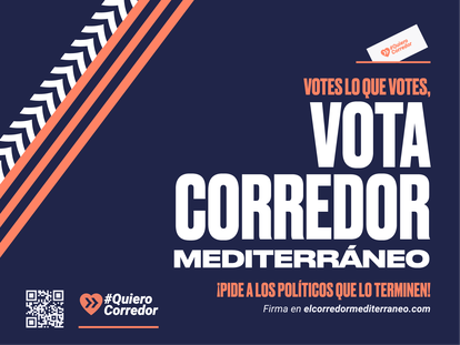 Campaña para el Corredor Mediterráneo.