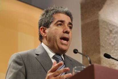 El portavoz del Gobierno catalán y secretario general de la Presidéncia, Francesc Homs.