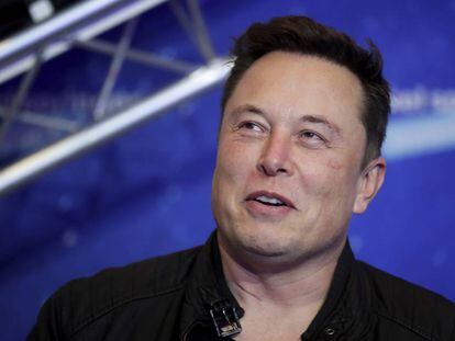 El fundador de Tesla, Elon Musk, en Berlín en diciembre de 2021