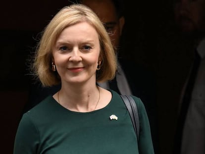 La primera ministra de Reino Unido, Liz Truss, este jueves.