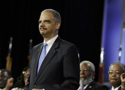 El fiscal general [ministro de Justicia] Eric Holder, el 10 de julio