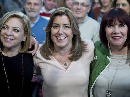 Susana Díaz, en Alcalá de los Gazules (Cádiz).