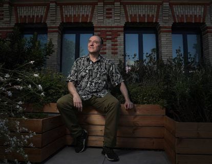 El programador de La Casa Encendida, Andrés Noarbe, en la terraza del inmueble.