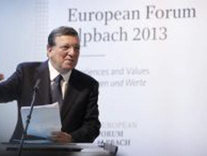 El presidente de la Comisi&oacute;n Europea, Jos&eacute; Manuel Barroso.