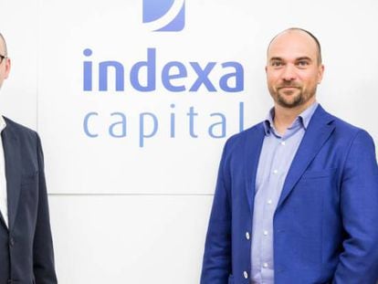 El equipo directivo de Indexa Capital, Unai Ansejo, François Derbaix y Ramón Blanco.