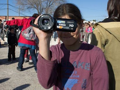 Una de las participantes en certamen de cortos del festival 16 kil&oacute;metros.