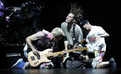 El concierto de anoche de Red Hot Chili Peppers.