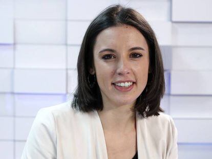 La portavoz de Podemos, Irene Montero.