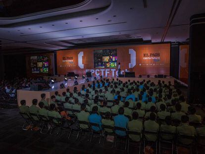 El escenario de 'El País con tu futuro' en Guadalajara.
 